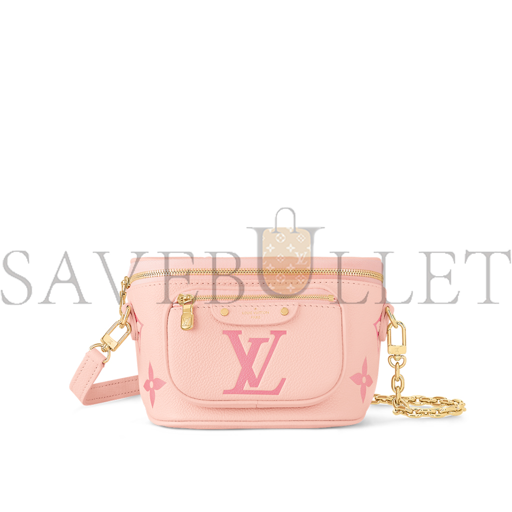LOUIS VUITTON MINI BUMBAG M82347 (17*12*9cm) LOUIS VUITTON MINI BUMBAG M82347 (17*12*9cm)